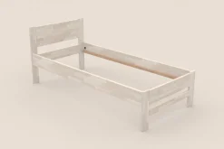 Drewniane łóżko pojedyncze Amelia, wersja BO102, 90x200 cm