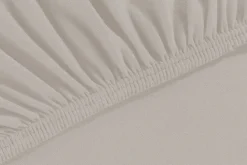 Elastyczne, kolorowe prześcieradło Klinmam Home Elastan, kolor jasnobrązowy, 90-100x200 cm