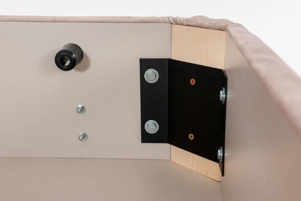 Łóżko tapicerowane Bali 2.0, Amour 5504, box front lift, 160x200 cm