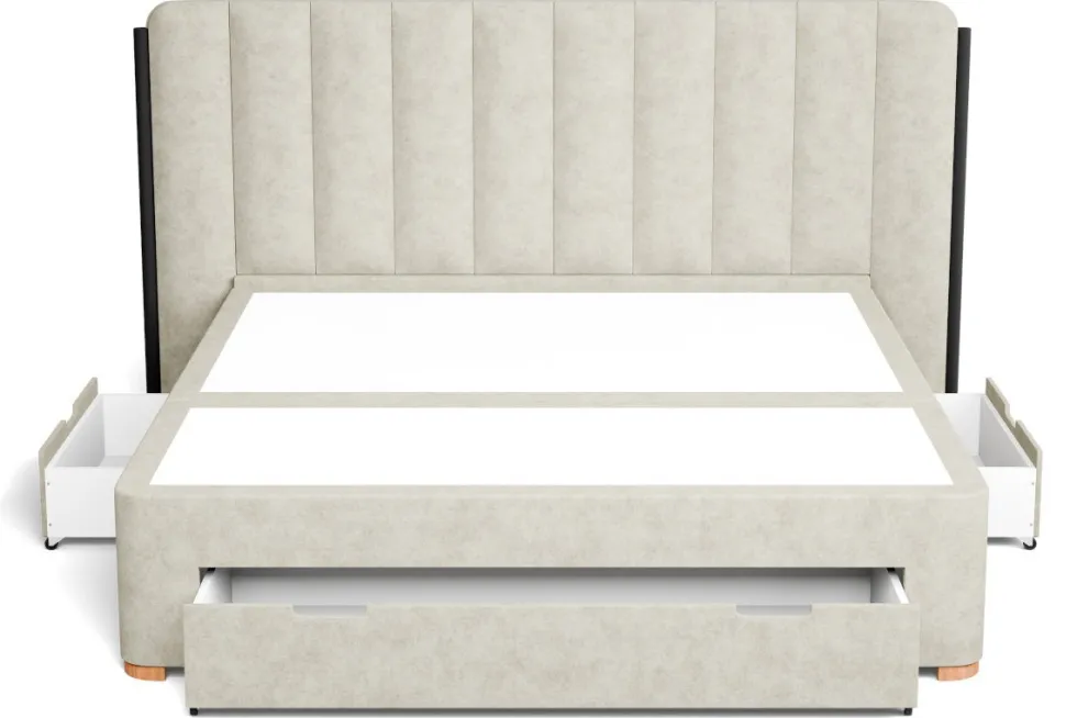 Łóżko tapicerowane Bali 2.0, Amour 5504, box front lift, 160x200 cm