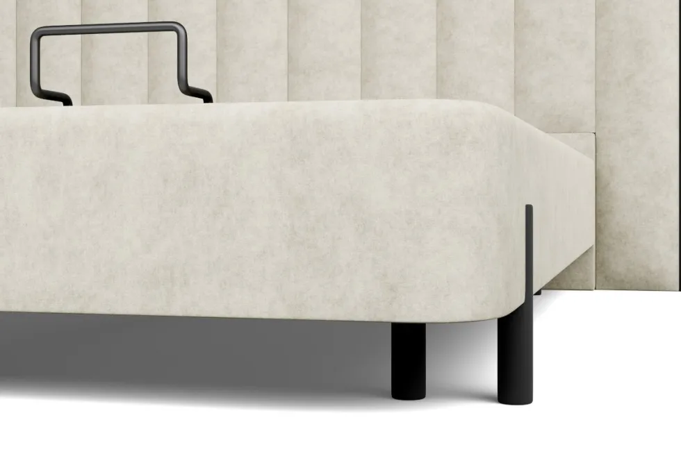 Łóżko tapicerowane Bali 2.0, Amour 5504, box front lift, 160x200 cm