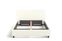 Łóżko tapicerowane Modesto Frame Lift, Beech Black, Alphine Natural 01, 160x200 cm