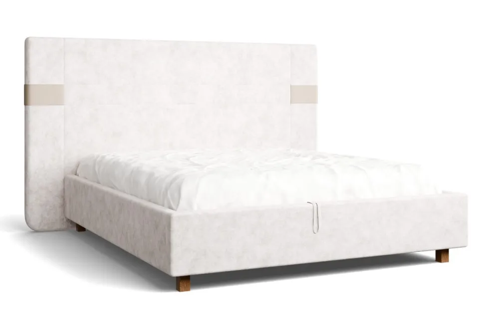 Łóżko tapicerowane Palladium Frame Lift, Natural, 180x200 cm