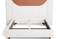Łóżko tapicerowane Plaza Frame Standard, Cinnamon, 180x200 cm
