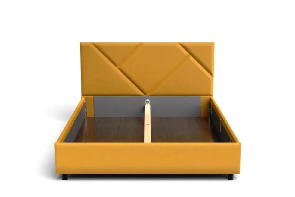 Łóżko tapicerowane Vegas Frame Lift, Beech Black, Seven Dolphin 180, 160x200 cm
