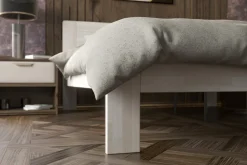 Łóżko z litego drewna Amien, buk, wersja BO102, 180x200 cm