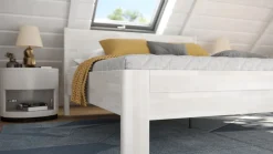Łóżko z litego drewna Arlon, 80x200 cm, Buk, BO 102, Bez modyfikacji