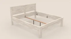 Łóżko z litego drewna - buk naturalny Sion H3, BO102, 180x200 cm