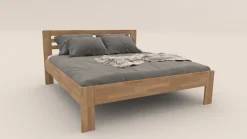 Łóżko z litego drewna Jona, 160x200 cm, Buk, BO 102, Bez modyfikacji