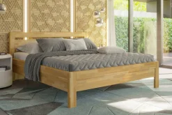 Łóżko z litego drewna, które wytrzyma lata i zapewni zdrowy sen Venta, 180x200 cm, kolor BO101 naturalny