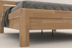 Łóżko z litego drewna, które wytrzyma lata i zapewni zdrowy sen Venta, 180x200 cm, kolor BO101 naturalny