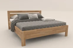 Łóżko z litego drewna, które wytrzyma lata i zapewni zdrowy sen Venta, 180x200 cm, kolor BK1 naturalny