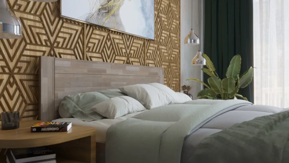 Łóżko z litego drewna Olten, 80x200 cm, Buk, BO 105, Bez modyfikacji