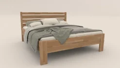 Łóżko z litego drewna Tapa, 80x200 cm, Buk, BO 101, Bez modyfikacji
