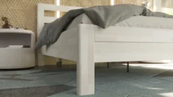 Łóżko z litego drewna Telde, 80x200 cm, Buk, BO 102, Bez modyfikacji