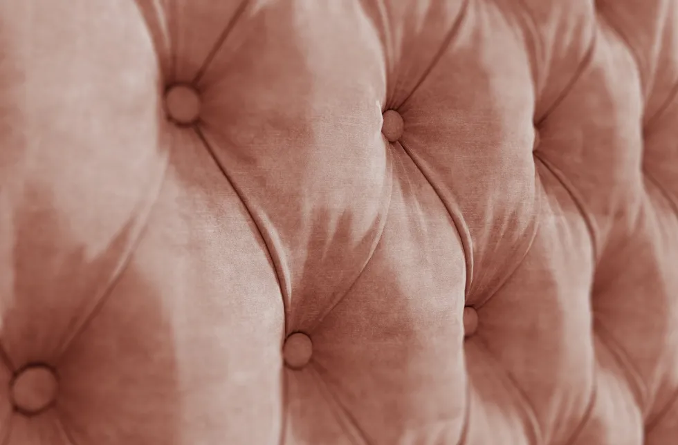 Luksusowe tapicerowane łóżko typu boxspring Grand, Peach Blossom, 160x200 cm