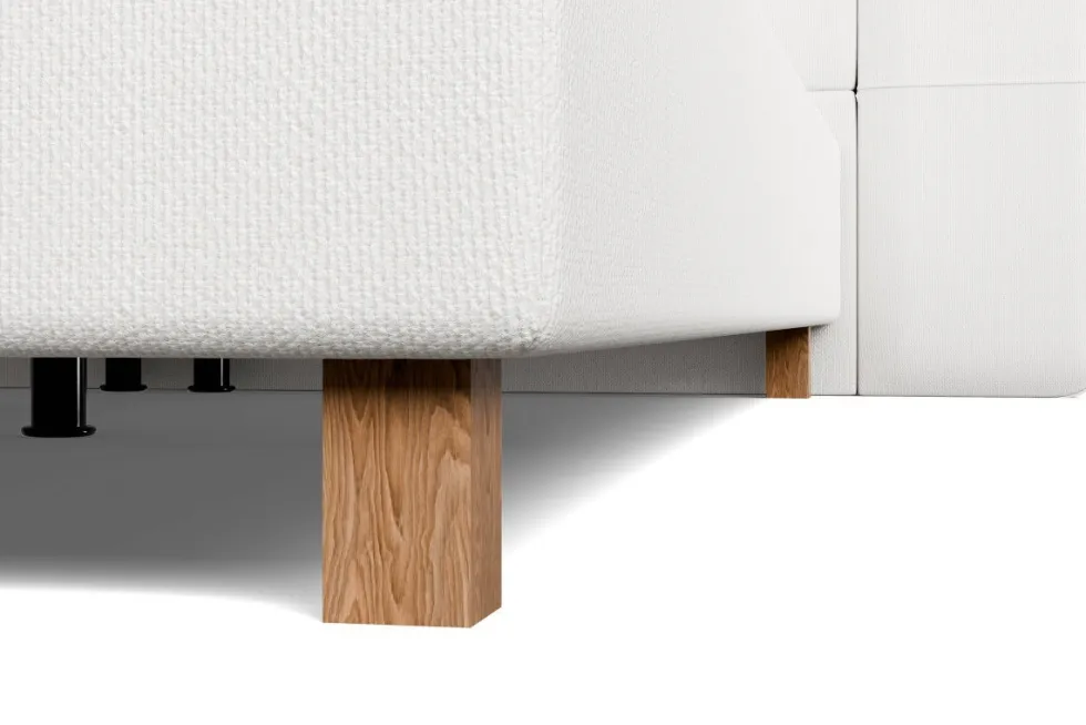 Luksusowe tapicerowane łóżko typu boxspring Plaza, Cinnamon, 160x200 cm