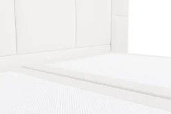 Luksusowe tapicerowane łóżko typu boxspring Plaza, Cinnamon, 160x200 cm