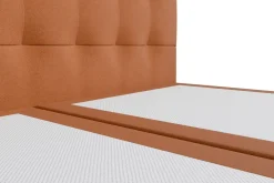 Luksusowe tapicerowane łóżko typu boxspring Cristal, Prizma Oregon, 160x200 cm