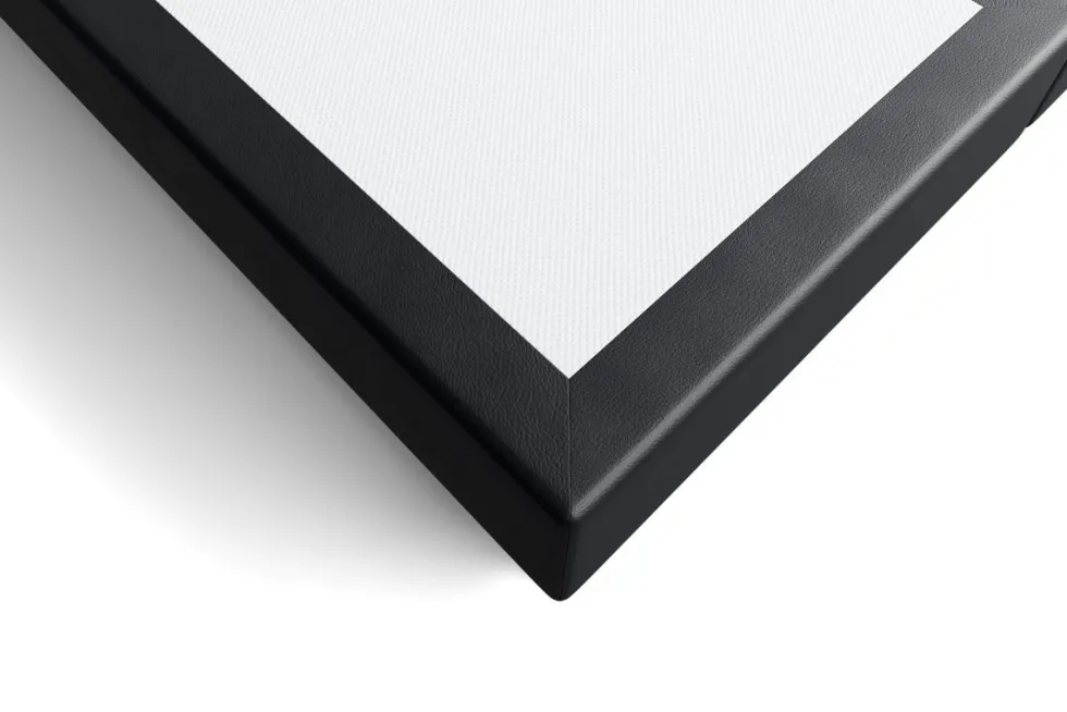 Luksusowe tapicerowane łóżko typu boxspring Majestic, Charcoal Light Grey, 160x200 cm