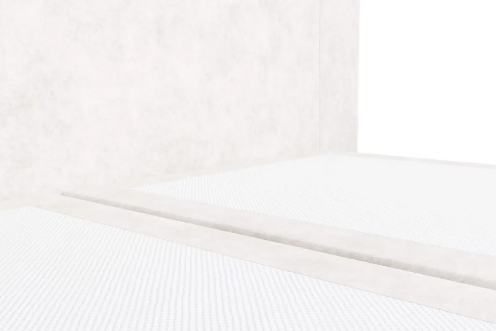 Luksusowe tapicerowane łóżko typu boxspring Palladium, Natural, 160x200 cm