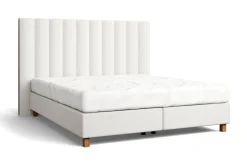 Luksusowe tapicerowane łóżko typu boxspring Atlantis, Nobu 1, 180x200 cm