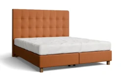Luksusowe tapicerowane łóżko typu boxspring Cristal, Prizma Oregon, 180x200 cm