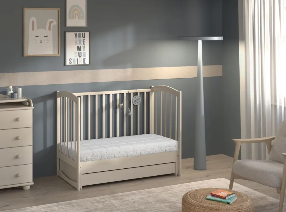 Materac do łóżeczka dziecięcego dla Waszego niemowlęcia Baby White, 60x120 cm