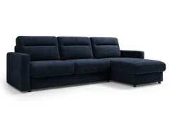 Narożna rozkładana sofa Lugano, szerokość 300 cm, prawy narożnik, Cloud 79