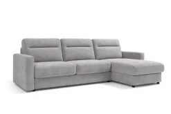 Narożna rozkładana sofa Lugano, szerokość 300 cm, prawy narożnik, Cloud 83