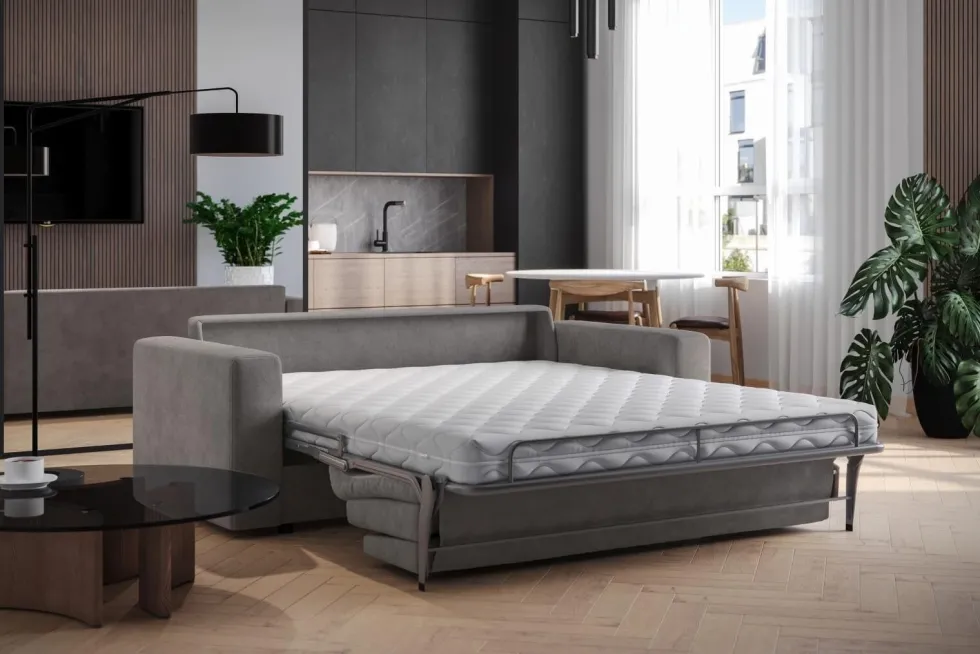 Sofa i pełnowymiarowe łóżko w jednym Lugano, szerokość 200 cm, Cloud 87
