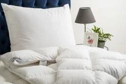 Wyjątkowa kołdra puchowa z 100% puchu White Royal Medium, 155x200 cm